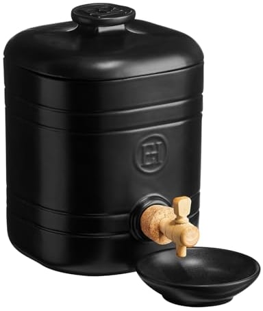 Emile Henry - VINAIGRIER Truffe Noir Mat 2,5 L