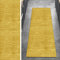 Ymural Lang Teppich Läufer Flur Modern Kücheteppich 50x350CM Gelb Kücheläufer Meterware Teppichläufer Waschbar Kurzflor Polyester Korridor Schlafzimmer, Anpassbar Breite 40-120cm