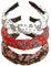 scicent Haarbands 3 Stück Stirnbänder für Damen, Haarreifen Damen Geknotete Stirnbänder Boho Breites Knoten-Haarband Elastische Haarreif modische Haar-Accessoires für Mädchen - 11506