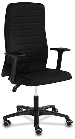 prosedia Bürostuhl ECCON Plus-3, Permanentkontakt, mit Armlehnen, Formschaumrücken mit Lordosenstütze, Flachsitz