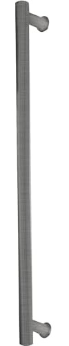 SCHÖSSWENDER 2950020 Stoßgriff-L: 1700 mm, Lochabstand: 1630 mm, Edelstahl,