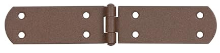 Alberts 822255 DURAVIS® Kistenband | mit vernietetem Stift | rostbraun duplexbeschichtet | Größe 195 x 35 x 2 mm | 20er Set