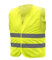 Högert Technik Warnweste für Herren, gelb/orange, Klettverschluss, 2 Reflexstreifen, 100% Polyester (120 g/m²). Ideal für Bau, Verkehr & Industrie. Größen: L-3XL.