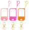 3pcs Silicone Case Compatible with Touch land Hand Spray, Stylish Hand Spray Accessory, Protective Case with Keychain for Power Mist and Glow Mist 1 fl oz