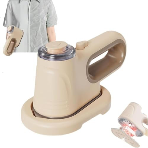 AOBUJDUB Ferro da Stiro Portatile da Viaggio Senza Filo, Mini Ferro da Stiro da Viaggio Sarta Riscaldamento Rapido di 30s, Stiratura a Secco E a Umido, Adatto per Stirare I Vestiti