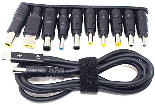 Orolotay 100W TYPE-C to Round Port Laptop Adapter Connector Plug DC Power Adapter Laptop PD Fast Charge Charging Adapter
