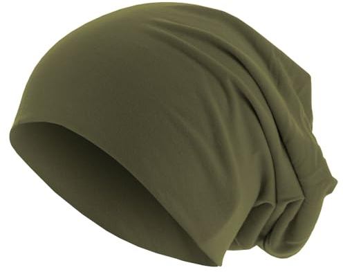 Roughtex Unisex Jersey Beanie Mütze Baumwolle | dehnbar, atmungsaktiv, hautfreundlich – 95% Baumwolle 5% Elasthan – OEKO-Tex – leichte Mütze für Streetwear, Sport