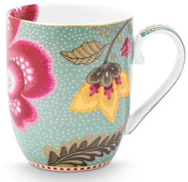 Pip Studio Blooming Tales Fantasy Blue Henkelbecher Small 0,2l