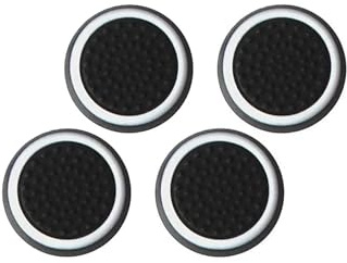 4 Pezzi Di Tappi For Impugnatura For Pollice Silenzio Compatibili Con PS5/PS4/Xbox One/Xbox One Elite/8BitDo SN30 Pro/Switch Pro Joystick Controller(Black white)