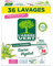 L'Arbre Vert Lessive Poudre Savon Végétal - ECOLABEL - Hypoallergénique - 36 Lavages - 94% d'ingrédients d'origine naturelle - 1.8Kgs