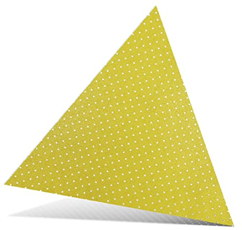 MENZER Ultrapad Klett-Schleifscheiben, 290 x 250 mm, f. Trockenbauschleifer, Weißes Edelkorund (10 Stk.) K80
