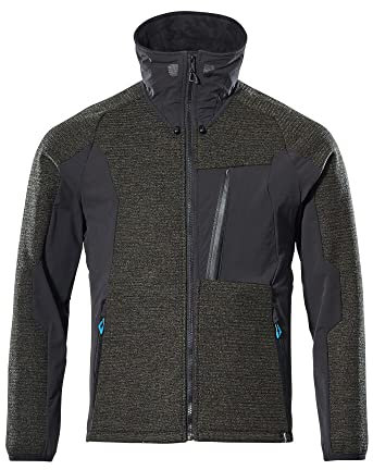 Mascot 17105-309-3309-M Strick-Jacke Mit Membran Größe in Moosgrün/Schwarz, M