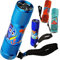 alles-meine.de GmbH 4 Stück Taschenlampen LED - Findet Nemo - aus Metall - Mini Lampe/Schlüsselanhänger - 9 Fach LEDlicht - bunter Farbmix - Licht Auto Kindertaschenlampe für..