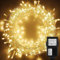 WOWDSGN 20M 200 LEDs Lichterkette, Warmweiß, 8 Leuchtmodi, Strombetrieben mit EU Stecker, IP44 Wasserdicht, Lichterkette für Party, Feier, Hochzeit, Weihnachtsbeleuchtung für Innen und Außen