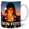 PR Print Royal Foto-Tasse zum selbst gestalten mit Foto und Text/mit individuellen Druck in Profiqualität/Personalisierte Geschenk-Idee mit Bild/XXL-Druck/Weiss - Matt