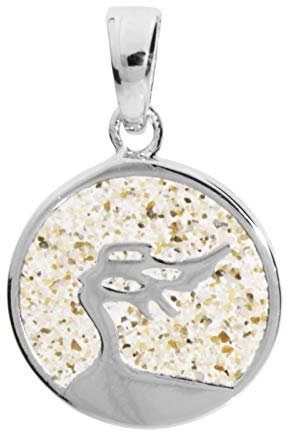 Ostsee-Schmuck Anhänger - Fischland-Darß-Zingst-Windflüchter - Silber 925/000 -
