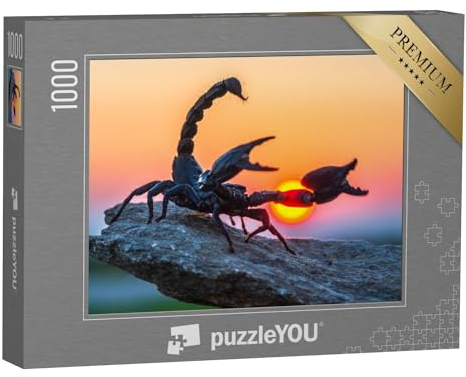 puzzleYOU: Puzzle 1000 Teile „Der Kaiserskorpion“ – aus der Puzzle-Kollektion Skorpione, Insekten & Kleintiere, Tiere in Savanne & Wüste
