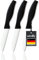 vendify® Keramikmesser 3er-Set Hochwertig sehr scharf - 16,5 cm lang - Küchenmesser mit Keramikklinge - Obstmesser, Schälmesser, Kochmesser aus Keramik