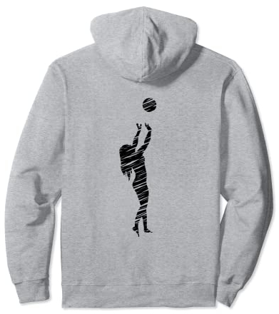 Volleyball Mädchen Volleyballerin Frauen Damen Pullover Hoodie