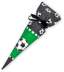 Dein Lieblingsteil Geschwistertüte Sport Fußball kleine Schultüte Mini Zuckertüte Stoff