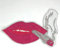 Smoking Lips Sexy Red Iron Sew on Embroidered Patch Applique