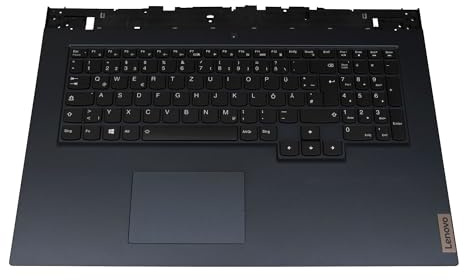 Lenovo 5CB1C19232 Original Tastatur inkl. Topcase DE (deutsch) schwarz | mit Backlight für Legion 5-17ACH6H (82JY)