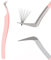 Pince Extension Cils Pince à Pointe en Fibre Pince à Cils pour Extension Cils Pince en Acier Inoxydable Professionnel D'extension de Cils de Haute Précision
