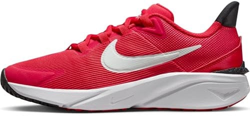NIKE Jungen Star Runner 4 Nn (Gs) Sneaker, University Red Summit White Black W, 36.5 EU