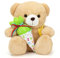 Aurasky Teddy Kuscheltier Einschulung, Teddy Plüschbär Schulanfang Geschenke, Teddy Bear mit Schultüte und Schultüten zum Befüllen, Plüschteddy für Einschulung Geschenk Jungen Mädchen 28cm