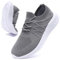 UNQWQZ Chaussures Femme été Running Confort Basket Femme Légères Chaussures de Sport Fitness Course Intérieur & Extérieur Gris 38