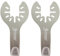 PAYA Multitool Sägeblätter Oszillierende Klingen E-cut Zubehör Teak-Dichtstoff-Entfernungsmesser zum Entfernen von Dichtungsmasse 2tlg PY179