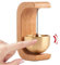 Magnetisches TüRglocke Ohne Bohren, Ladenbesitzer Glocke Zum öFfnen Von TüRen, Selbstklebendes C-FöRmiges Windspiel Aus Massivem Holz, Glocke Zum AufhäNgen FüR GeschäFte, HäUser, GäRten (*D)