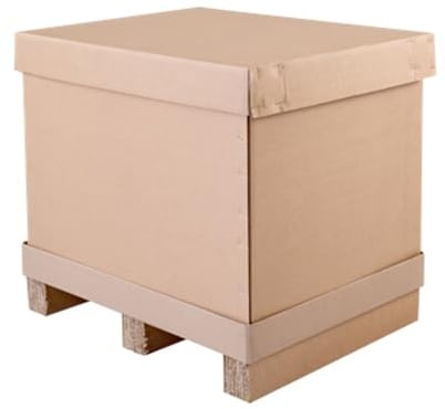 Imballaggi Point Kartonbox Boden + Deckel 116,5x77,5x60 cm (Boden 120x80x11) - ideal für Lagerung, Messen, Archivierung und Versand auf Paletten - 1er Set
