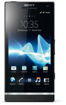 Sony Xperia S - Smartphone libre Android (pantalla 4.3, cámara 12 Mp, 32 GB, 1.5 GHz, 1 GB RAM), negro