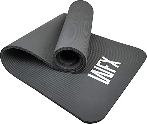 #DoYourFitness x World Fitness | Fitnessmatte Yamuna | 183x61x1,5cm | Phthalatfrei & rutschfest | Gymnastikmatte ideal für Yoga, Pilates, Fitness, Outdoor im Studio & zu Hause | Grau