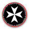 Aufkleber/Sticker Ritterorden Ritter Orden Christen Religion Kreuz 7x7cm A2201