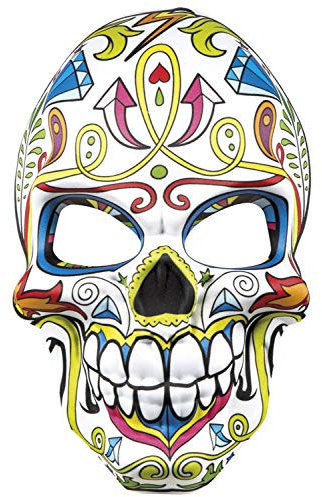 Boland 97039 Mr Day of the Dead Masque pour le visage Multicolore