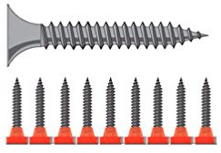 Alsafix - 1000 vis plaque de plâtre en bandes D. 3,9 x 25 mm phosphatée PH2 - 10039025 - Alsafix