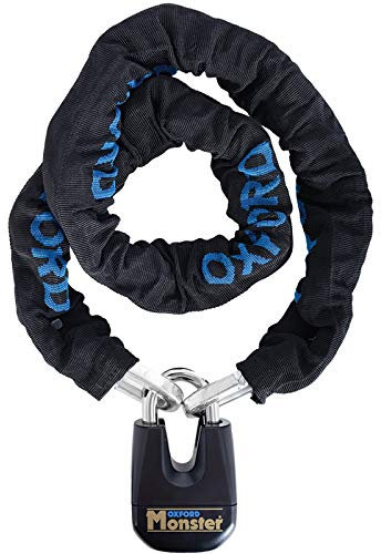 Oxford Monster 1.2m Chain & Padlock 12mm