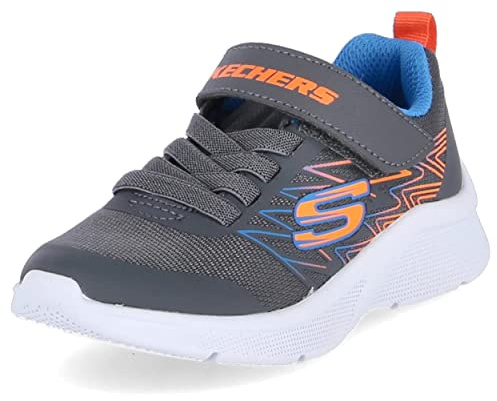 Skechers Boys Sportschuhe Microspec - Texlor, Grey/Blue, 27