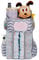 MengH-SHOP Windel Organizer Baby Windel Caddy Organizer Hängende Crib Organizer mit Taschen und Fächern für Windeln Puder Schnuller Spielzeug