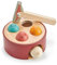 Tender Leaf Toys Woodpecker Game - Wooden Hammer Toddler Toy With Coloured Wood Balls Perfect For Sensory Play With Children