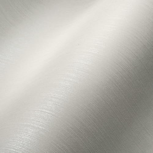 Architects Paper Uni Vliestapete Weiß Einfarbig Leicht Glitzernd und Glänzend 375591 Tapete 10,05x0,53m Made in Germany