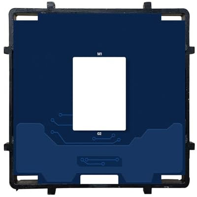 BSEED EU Standard Dimmer Schalter 1 Fach 2 Weg Touch Lichtschalter Einsatz mit LED-Anzeige