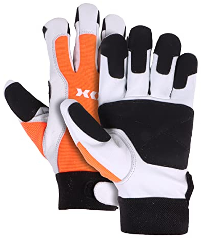 KOX Arbeitshandschuhe/Gartenhandschuhe Tec Orange Gr. Gr. 9