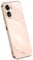 Topme Silikonhülle für vivo Y16 (6.51 Inches), [handyhülle im Goldrand-Stil] - Rosa