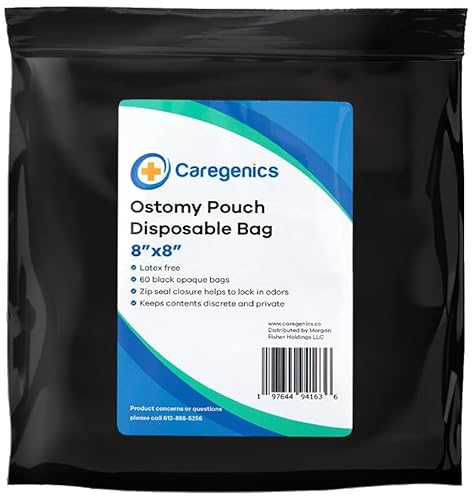 Ostomy Einwegbeutel, 2,4 x 2,4 m, 60 Stück in einer Tasche