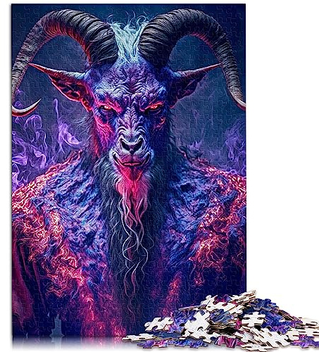 SIBREA Puzzle für Erwachsene Dark Lord 1000-teiliges Holzpuzzle, Klassisch, Fantasie, Fortgeschritten, 12+ Jahre, 50x75 cm