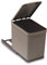 Victory Traditionline - Cubo de basura para empotrar (16 L, automático), color gris