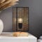 Marrakesch Tischlampe Nachttischlampe 25cm groß | Orientalische Deko Lampe im Wohnzimmer Schlafzimmer oder Kinderzimmer | Moderne Tischleuchte Autigan schwarz aus Metall & Holz mit E27 Fassung